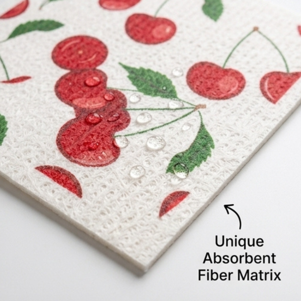 Swedish Dishcloths - 10 Pack - Absorbent, Reusable, & Washable